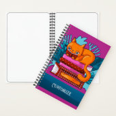 Cat Approved Books Pink Custom Notebook Notizblock (Innen)
