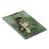 Cat Aquarell Notizblock (Rechte Seite)