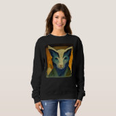 Cat Art 9 Sweatshirt (Vorne ganz)