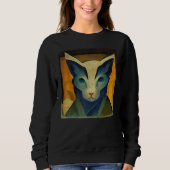 Cat Art 9 Sweatshirt (Vorderseite)