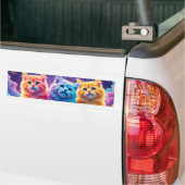 Cat Art Autoaufkleber (Auf Lkw)