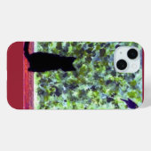 Cat Art Black Cat Bird Watching! Case-Mate iPhone Hülle (Rückseite (Horizontal))