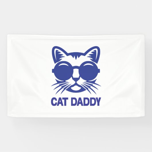 Cat Art Cat Daddy Banner (Horizontal)