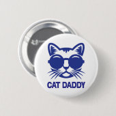 Cat Art Cat Daddy Button (Vorne & Hinten)