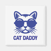 Cat Art Cat Daddy Magnet (Vorne)