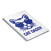 Cat Art Cat Daddy Notizblock (Rechte Seite)