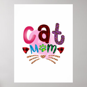Cat Art Cat Mama_2 Poster