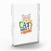 Cat Art Cats Bless Zuhause Fotoblock (Links)