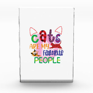 Cat Art Cats sind meine Lieblings-Leute_2 Fotoblock