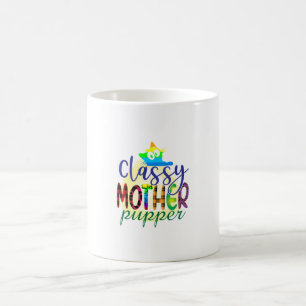 Cat Art Classy Mutter Pupper Kaffeetasse