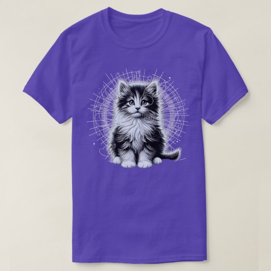 Cat Art Design für Katzenliebhaber lustige Katzenk T-Shirt (Design vorne)