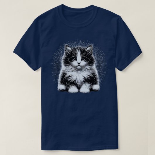 Cat Art Design für Katzenliebhaber lustige Katzenk T-Shirt (Design vorne)