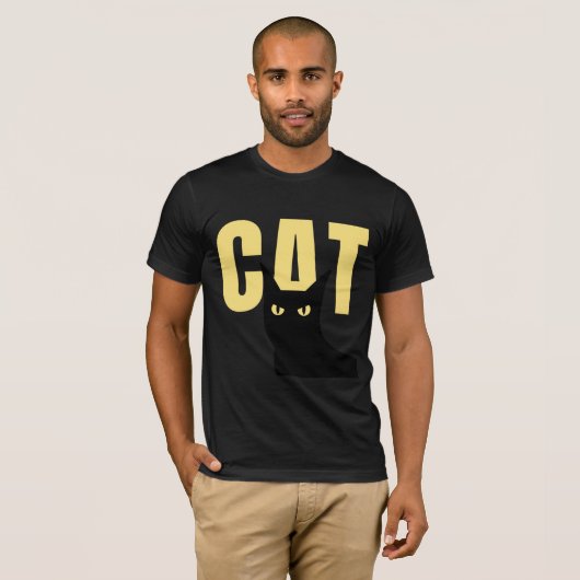 Cat Art Design T-Shirt (Vorne ganz)