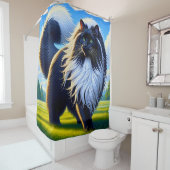 Cat Art Duschvorhang (Beispiel)