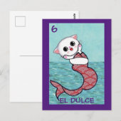 Cat Art, El Dulce, Postcard Postkarte (Vorne/Hinten)