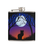 Cat Art Flask Custom Cat Lover Drinks Flaschen & G Flachmann (Vorderseite)