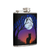 Cat Art Flask Custom Cat Lover Drinks Flaschen & G Flachmann (Rechts)
