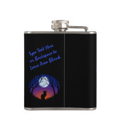 Cat Art Flask Custom Cat Lover Drinks Flaschen & G Flachmann (Rückseite)