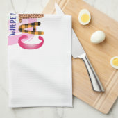 Cat Art Home Is Where My Cat Is Geschirrtuch (Viertel Falte)