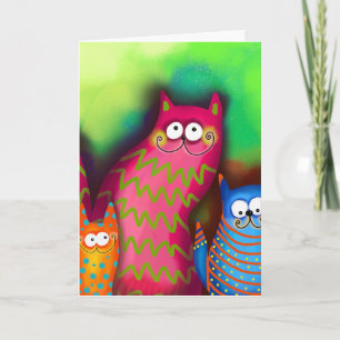 CAT ART JEDEN ANLASS GREETKARTEN KARTE
