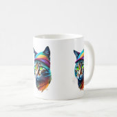 Cat Art Kaffeetasse (VorderseiteRechts)