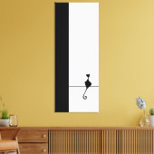 Cat Art Leinwanddruck (Insitu (Wohnzimmer))