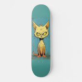 Cat Art lustiges Skateboard Deck (Vorderseite)
