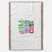 Cat Art My Lieblings Cat Decke (Vorderseite Vertikal)