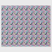 Cat Art | Niedliche Cat Faces Geschenkpapier (Flach)