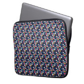 Cat Art | Niedliche Cat Faces Laptopschutzhülle (Vorderseite Links)