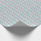 Cat Art | Niedliche Cat Rainbows Geschenkpapier (Ecke)