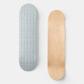 Cat Art | Niedliche Cat Rainbows Skateboard (Vorderseite)