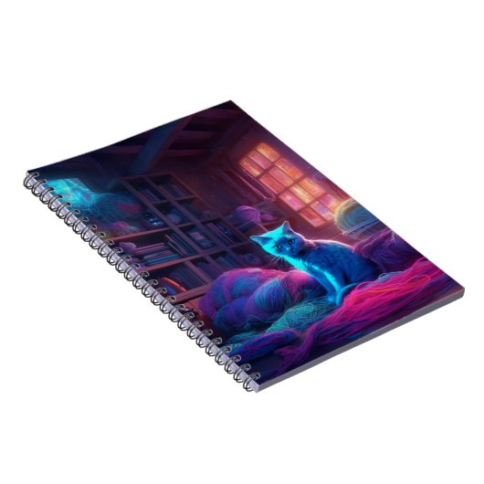 Cat Art Notizblock (Rechte Seite)