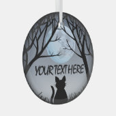 Cat Art Ornament Personalisiert Cat Lover Dekorati (Vorderseite Rechts)