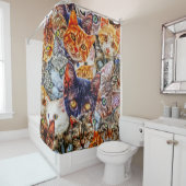 Cat Art Pattern Duschvorhang (Beispiel)
