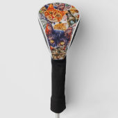 Cat Art Pattern Golf Headcover (Vorderseite)