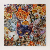 Cat Art Pattern Puzzle (Vertikal)
