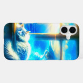Cat Art Phone Case iPhone Hülle (Rückseite (Horizontal))