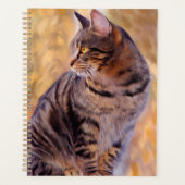 Cat Art Portrait Planer (Vorderseite)