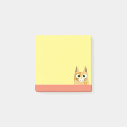 Cat Art Post-it Klebezettel (Vorderseite)