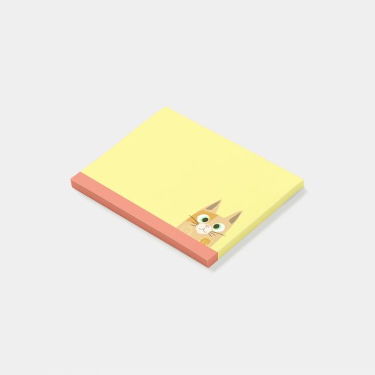 Cat Art Post-it Klebezettel (angewinkelt)