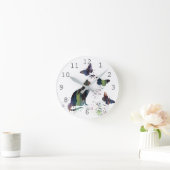 Cat Art Runde Wanduhr (Zuhause)