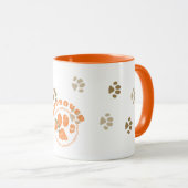 Cat Art Siegel der Genehmigung Tasse (VorderseiteRechts)