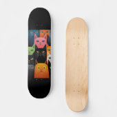 CAT ART SKATEBOARD (Vorderseite)
