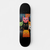 CAT ART SKATEBOARD (Vorne)