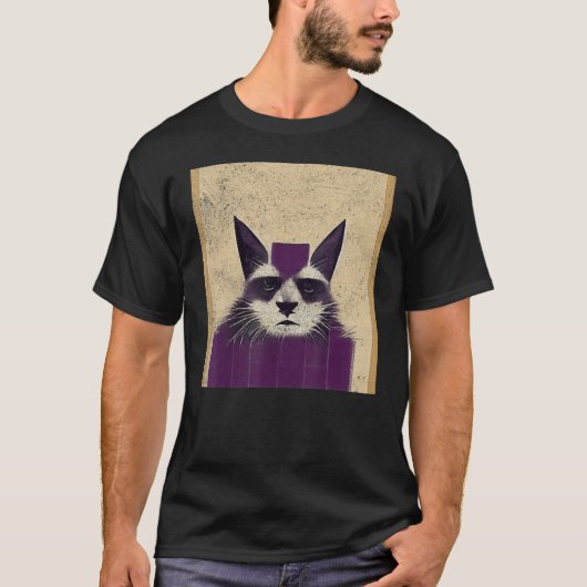 Cat Art T-Shirt (Vorderseite)
