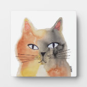 Cat Art Tabletop Plaque Fotoplatte (Vorderseite)
