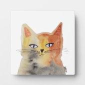 Cat Art Tabletop Plaque Fotoplatte (Vorderseite)