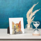 Cat Art Tabletop Plaque Fotoplatte (InSitu)