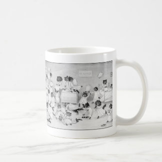 Cat Art von Louis Wain 1900 Kaffeetasse